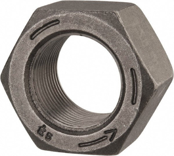 Value Collection HNFI5125LH-010BX Hex Nut 1-1/4 - 12, Grade 2 Steel, Uncoated