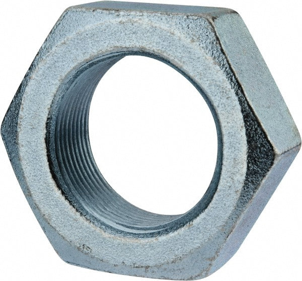 Value Collection R52001108 Jam Nut 1-1/2-12, Grade SAE J995 Grade 2 Steel, Zinc Finish
