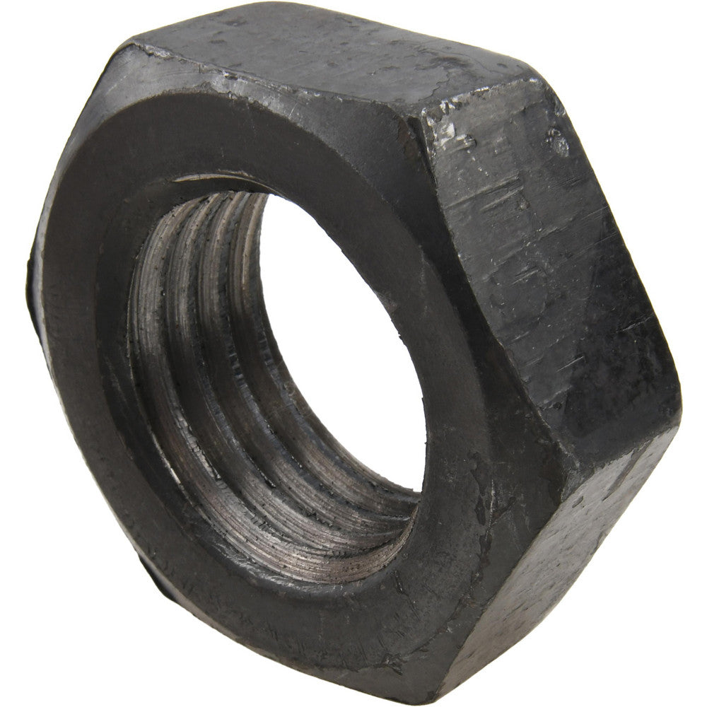 Value Collection JNI2200-005BX Jam Nut 2-4-1/2, Grade 2 Steel, Bright/Uncoated Finish