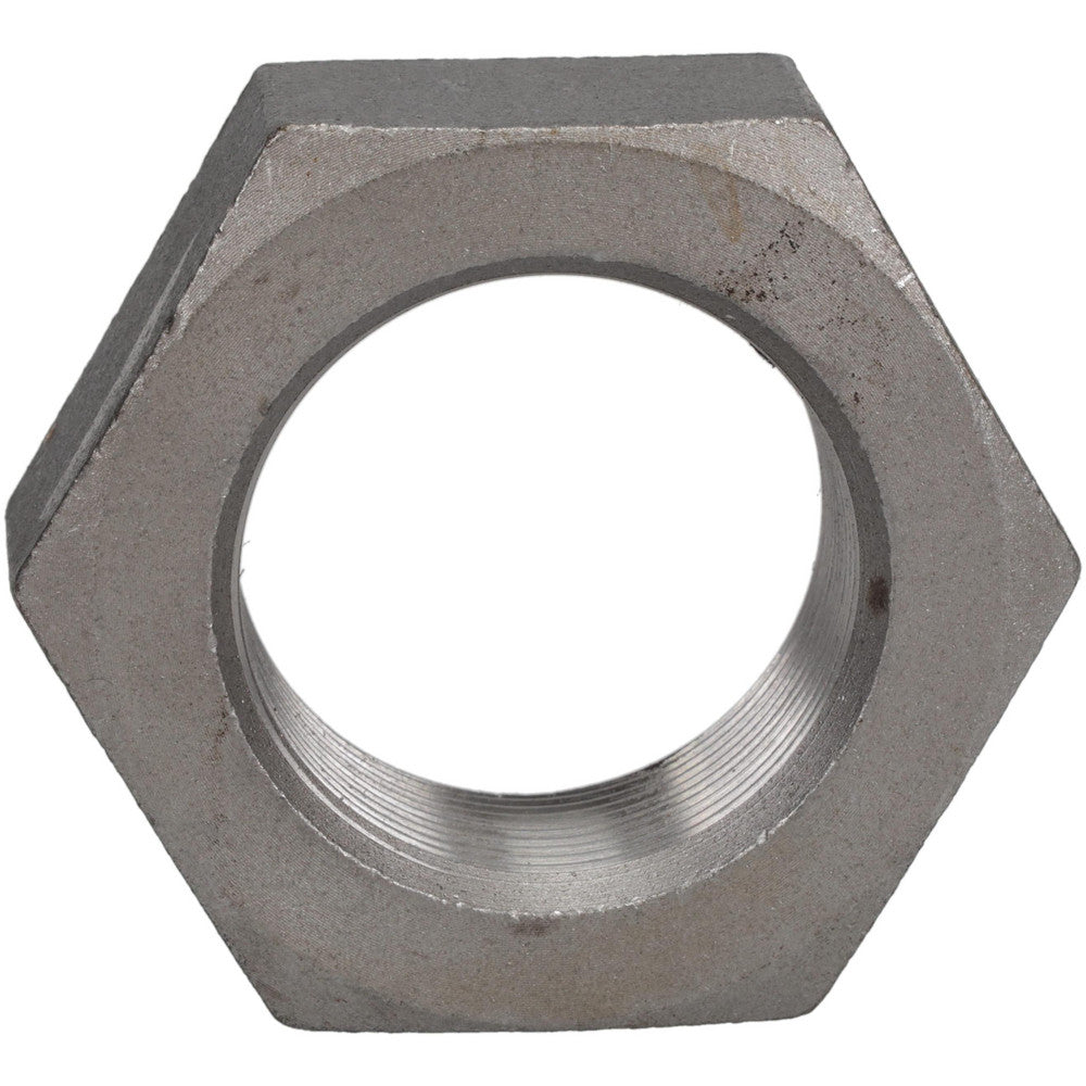 Value Collection 329630BR Jam Nut 2-12, Grade 2 Steel, Bright/Uncoated Finish