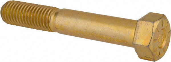 BRIGHTON BEST INT'L 440506BR Hex Head Cap Screw 5/8-11, 4" Length Under Head, Grade L9 Steel, Yellow Zinc Dichromate Finish