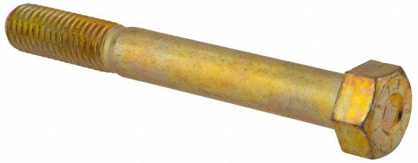 BRIGHTON BEST INT'L 440510BR Hex Head Cap Screw 5/8-11, 5" Length Under Head, Grade L9 Steel, Yellow Zinc Dichromate Finish