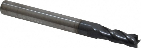 Kyocera SGS Precision Tools 30004 Square End Mill 7/32" Dia, 5/8" LOC, 4 Flute, Solid Carbide