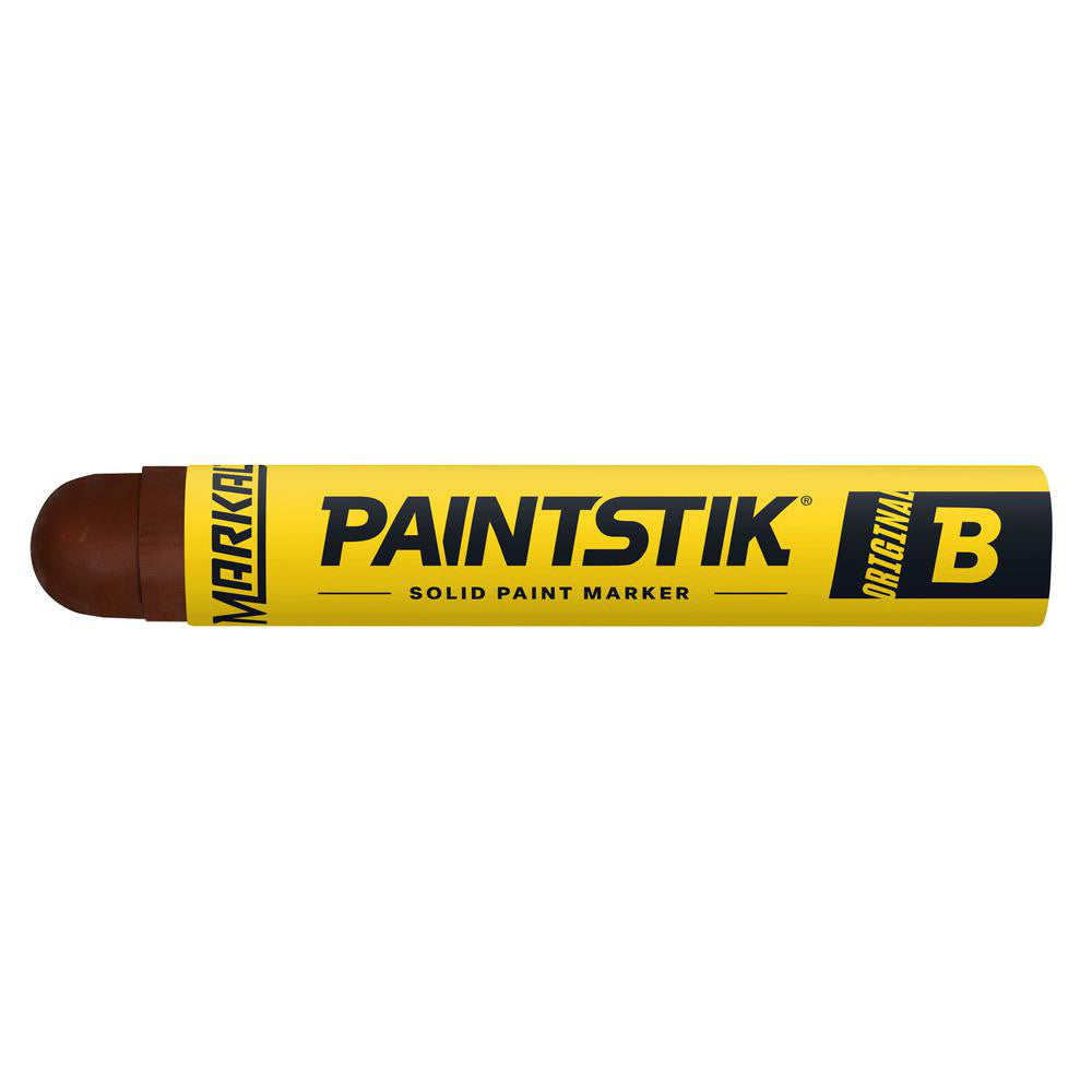 Markal 80229 Solid Paint Marker Brown, Oil Base, Round Tip
