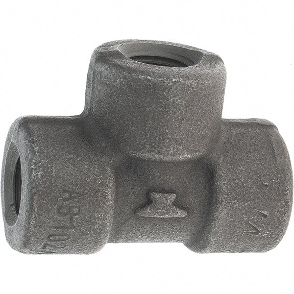 Anvil 0361119209 Black Tee 1/4", Threaded