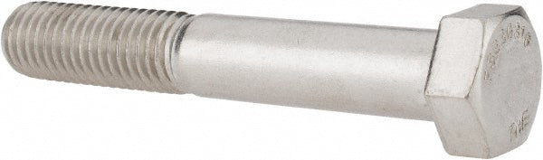 Value Collection 204299B Hex Head Cap Screw 5/8-11, 4" Length Under Head, Grade 316 Stainless Steel