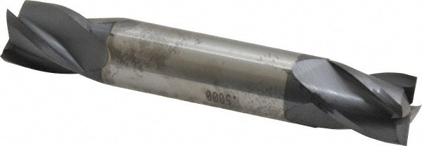 Kyocera SGS Precision Tools 31189 Square End Mill 1/2" Dia, 5/8" LOC, 4 Flute, Solid Carbide