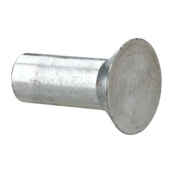 RivetKing 18N50RC8AP/1100 3/16" Body Dia, Countersunk Uncoated Aluminum Solid Rivet