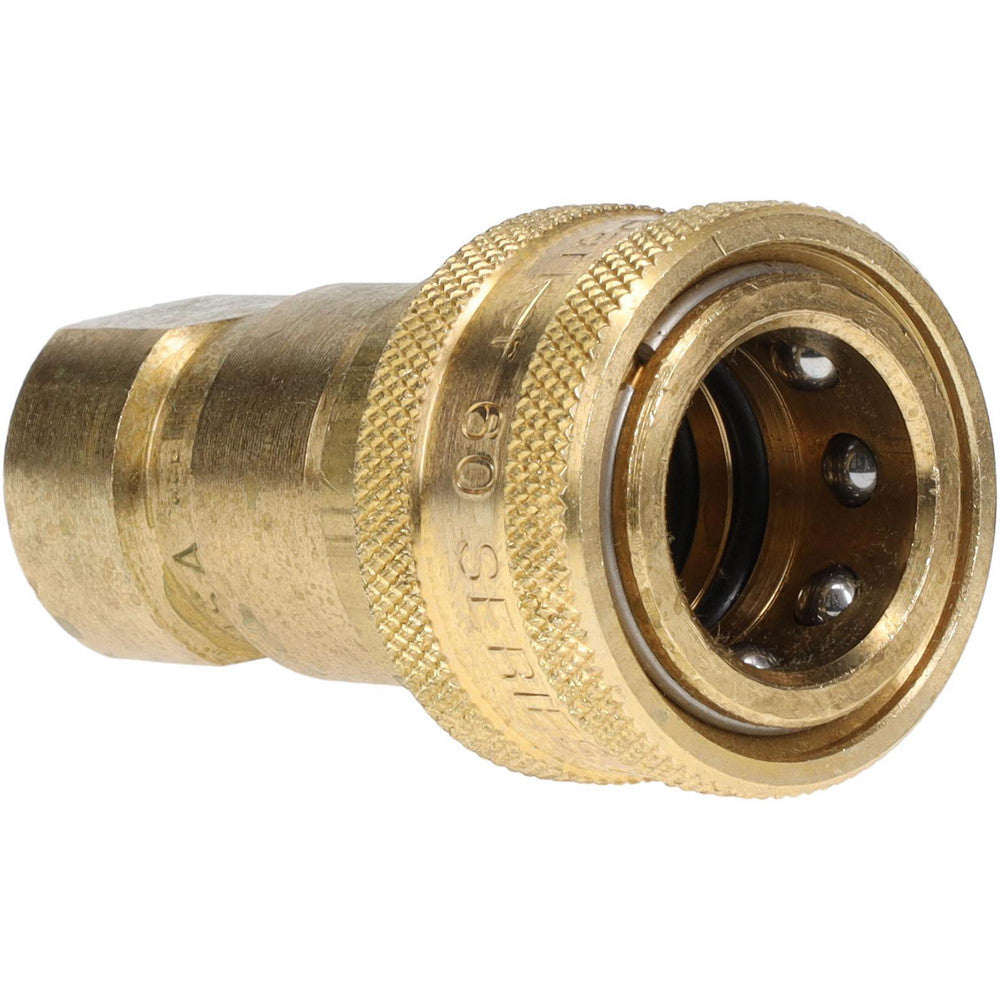 Parker BH3-60 Hydraulic Hose Female Pipe Rigid Coupler Fitting Hose Size 3/8", 3/8" Thread, 1,000 psi