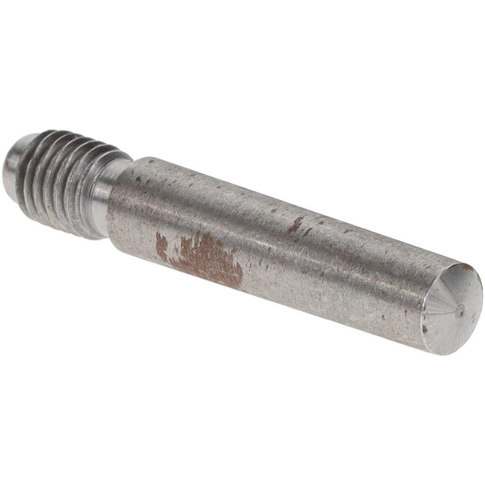 Value Collection MSC67703728X Size 4, 0.248" Large End Diam, Uncoated Steel 1/4-28 Threaded Taper Pin