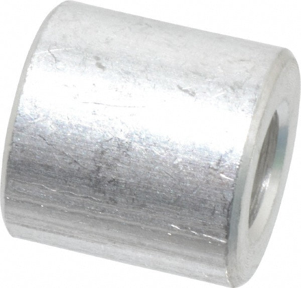 Electro Hardware S1359-M04-F16-K Round Circuit Board Spacer 1/4" Screw, 1/2" OAL, 0.257" ID, 1/2" OD, Aluminum