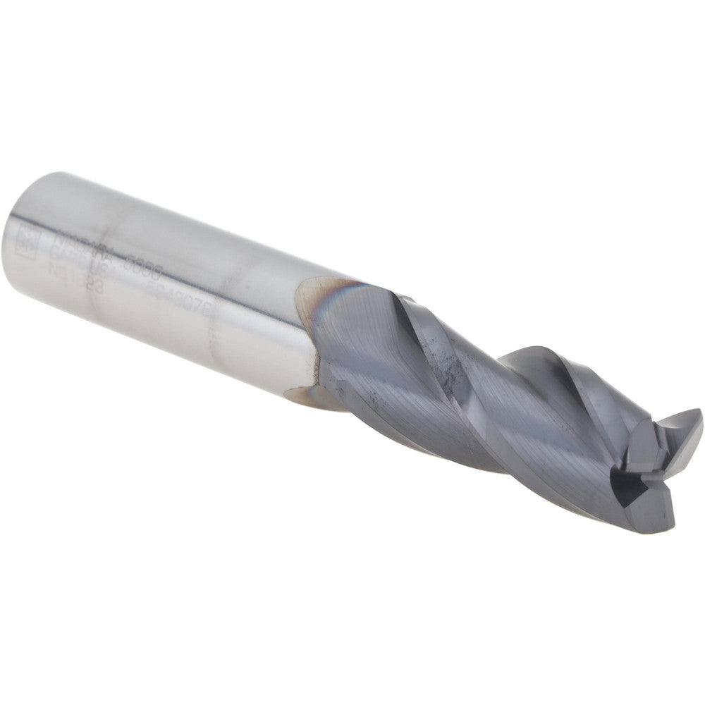 Seco 17003421 Corner Radius End Mill 1/2" Dia, 1-1/4" LOC, 0.0300" Radius, 3 Flute, Solid Carbide