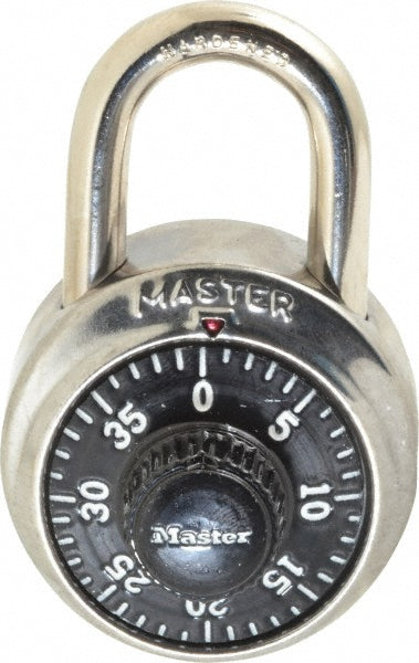 Master Lock 1500KA-083412 Combination Lock Steel, 1-7/8" Wide