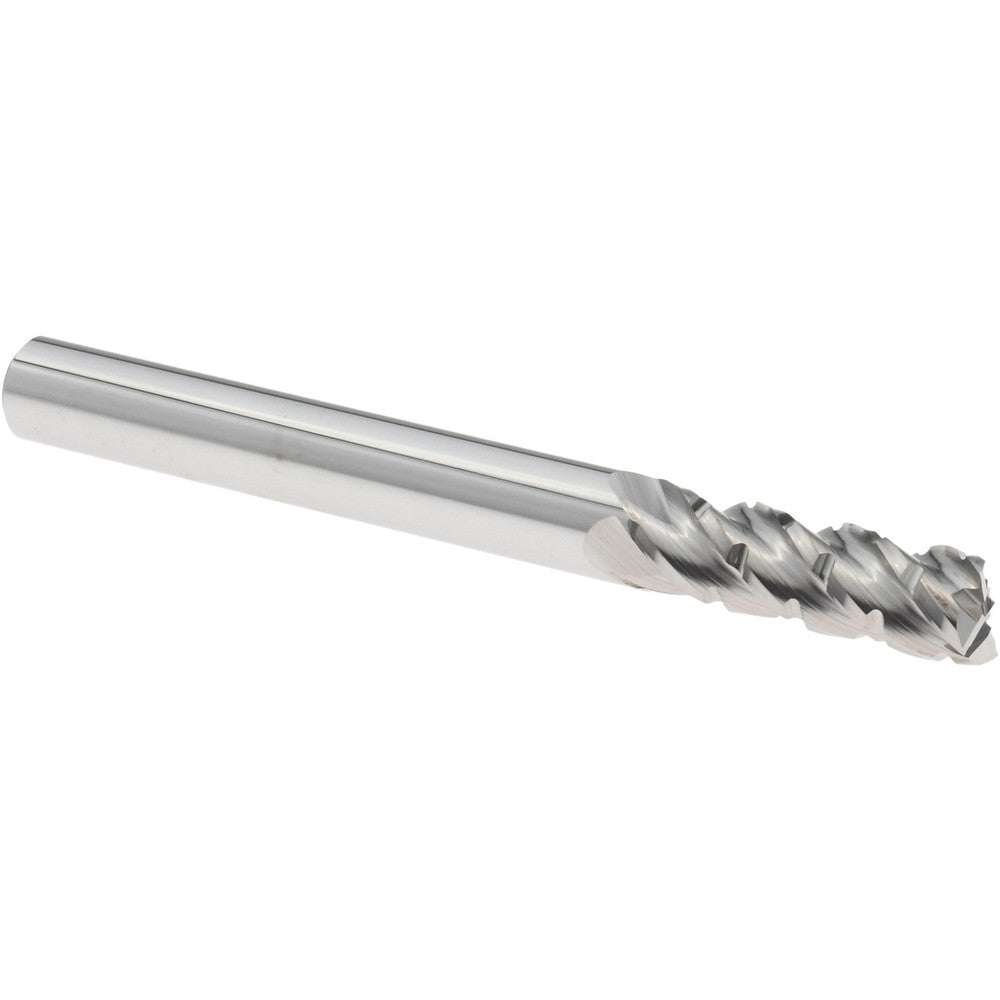Accupro 67940221 Roughing & Finishing End Mill 1/4" Dia, 4 Flutes, Square End, Chipbreaker, Solid Carbide