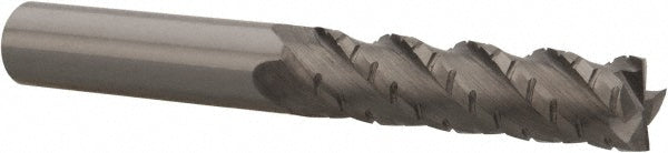 Accupro 67940361 Roughing & Finishing End Mill 1/2" Dia, 4 Flutes, Square End, Chipbreaker, Solid Carbide