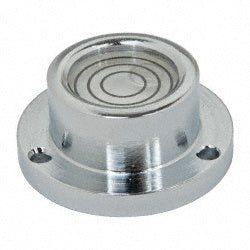 Geier & Bluhm, Inc. 2-10032 1 Inch Base Diameter x 0.44 Inch Overall Height, 3 Circles, Brass Bull's Eye Circular Level