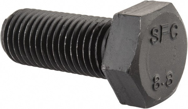 Value Collection 643229PS Hex Head Cap Screw M20x2.5, 50.00 mm Length Under Head, Grade 8.8 Steel, Bright/Uncoated Finish