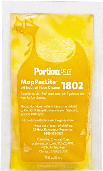 PortionPac 1802 Floor Cleaner 0.75 fl oz
