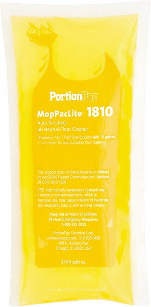 PortionPac 1810CT Floor PH Neutral Cleaner 2.75 fl oz Pouch