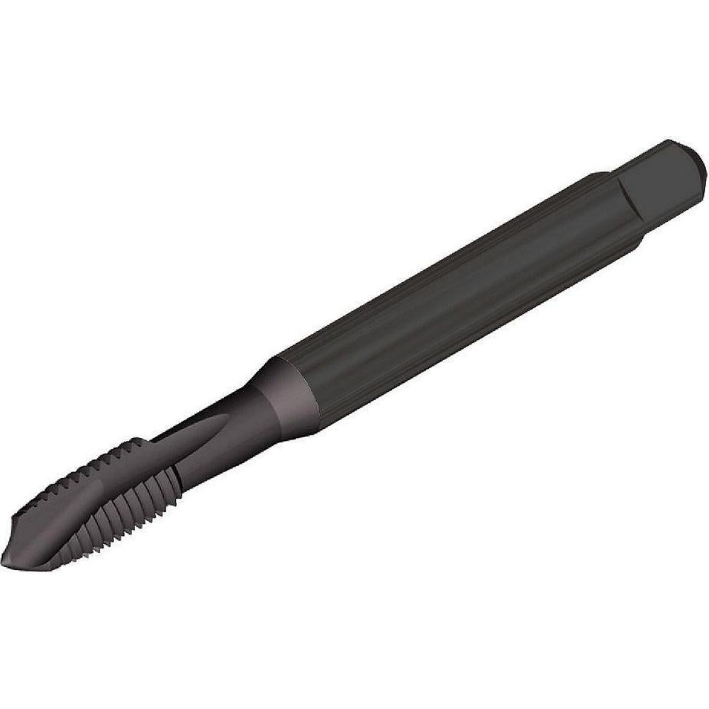 Kennametal 5479701 Spiral Point Tap 1/4-28 UNF, 3 Flutes, Plug Chamfer, 3B Class of Fit, HSS-E, Oxide Coated
