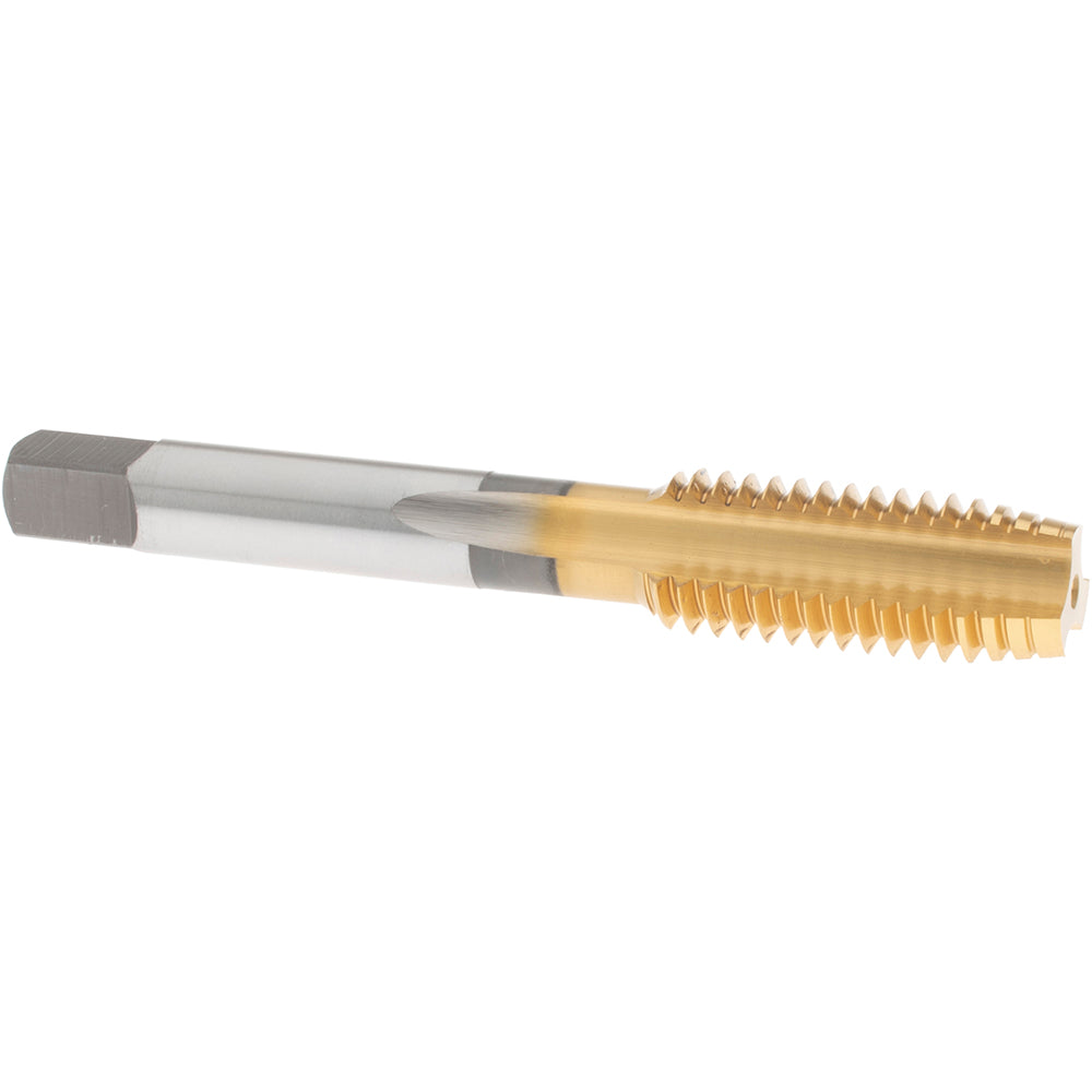 OSG 1172505 Straight Flute Tap 1/2-13 UNC, 3 Flute, Plug Chamfer, 3B Class of Fit, High-Speed Steel, TiN Finish