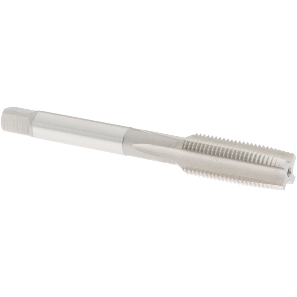 OSG 751 Straight Flute Tap M10x1 Metric Fine, 4 Flute, Taper Chamfer, 2B Class of Fit, High-Speed Steel, Bright/Uncoated Finish
