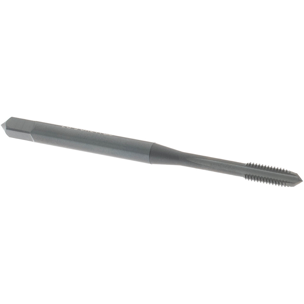 OSG 1970101 Straight Flute Tap M3x0.5 Metric Coarse, 3 Flute, Plug Chamfer, 6H Class of Fit, High-Speed Steel, Oxide Finish