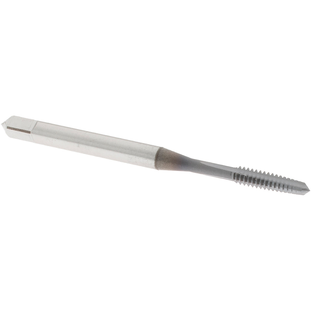 OSG 1012108 Straight Flute Tap #4-40 UNC, 3 Flute, Taper Chamfer, 2B & 3B Class of Fit, High-Speed Steel, TiCN Finish
