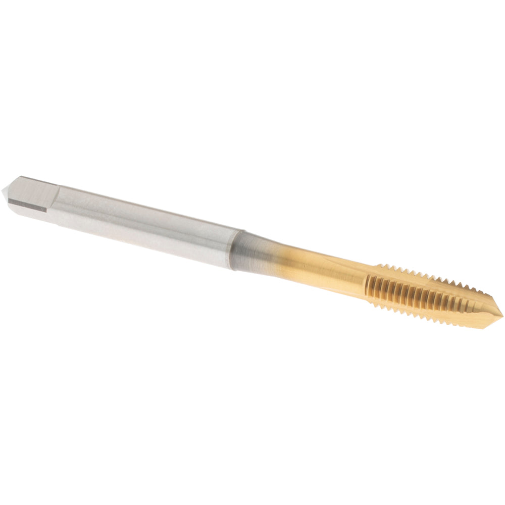 OSG 1111502705 Spiral Point Tap M5x0.8 Metric, 3 Flutes, Plug Chamfer, HSS-E-PM, TiN Coated