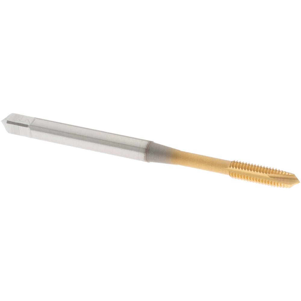 OSG 1111501005 Spiral Point Tap M3x0.5 Metric, 3 Flutes, Plug Chamfer, HSS-E-PM, TiN Coated