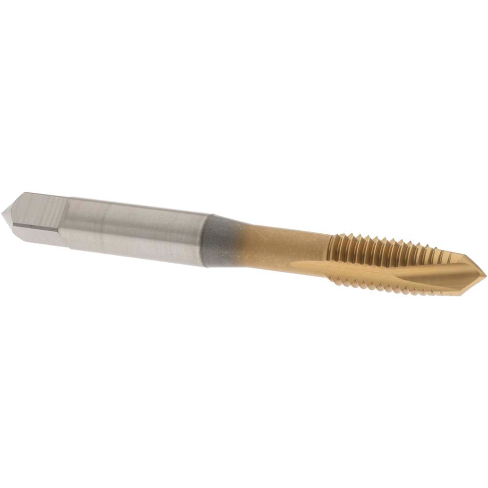 OSG 1111504005 Spiral Point Tap M8x1.25 Metric, 3 Flutes, Plug Chamfer, HSS-E-PM, TiN Coated
