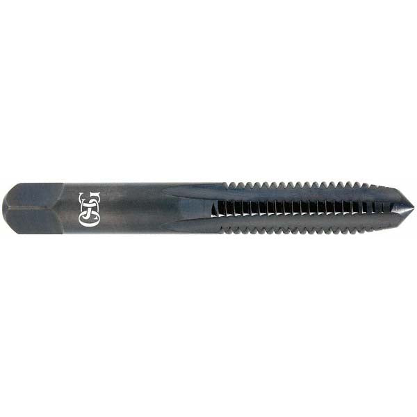 OSG 1120808 Straight Flute Tap 5/16-18 UNC, 4 Flute, Bottoming Chamfer, 3B Class of Fit, High-Speed Steel, TiCN Finish
