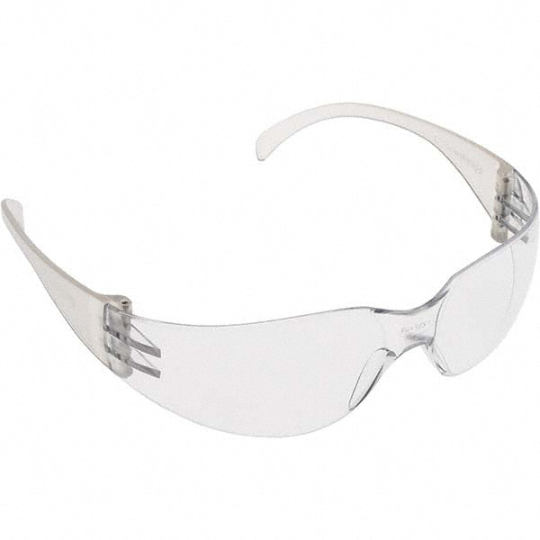 PYRAMEX S4110S Safety Glasses Glasses Style Clear Lens Coating Scratch-Resistant Frame Style Frameless Frame Design Wrap Around Lens Color Clear Frame Color Clear