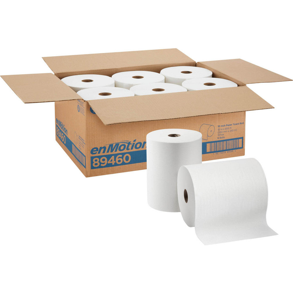 Georgia Pacific 89460 Enmotion 10" Paper Towel Rolls, White