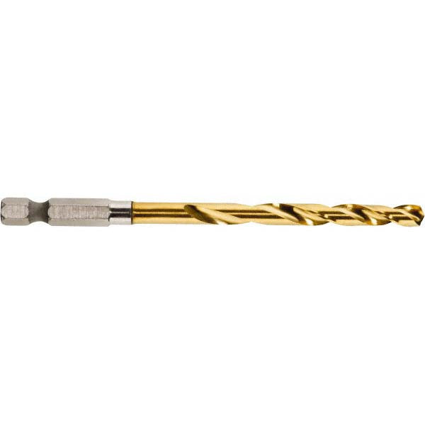 Milwaukee Tool 48-89-4611 Mechanics Drill Bit 7/32" Dia, 135 ° Point, High Speed Steel, Hex Shank, Split Point