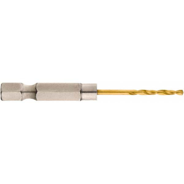 Milwaukee Tool 48-89-4602 Mechanics Drill Bit 5/64" Dia, 135 ° Point, High Speed Steel, Hex Shank, Split Point