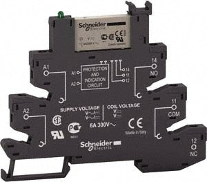 Schneider Electric RSL1PVBU 1,500 VA Power Rating, Electromechanical Screw General Purpose Relay