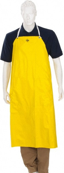 MCR Safety 800S4P Disposable Bib Apron One Size, Yellow