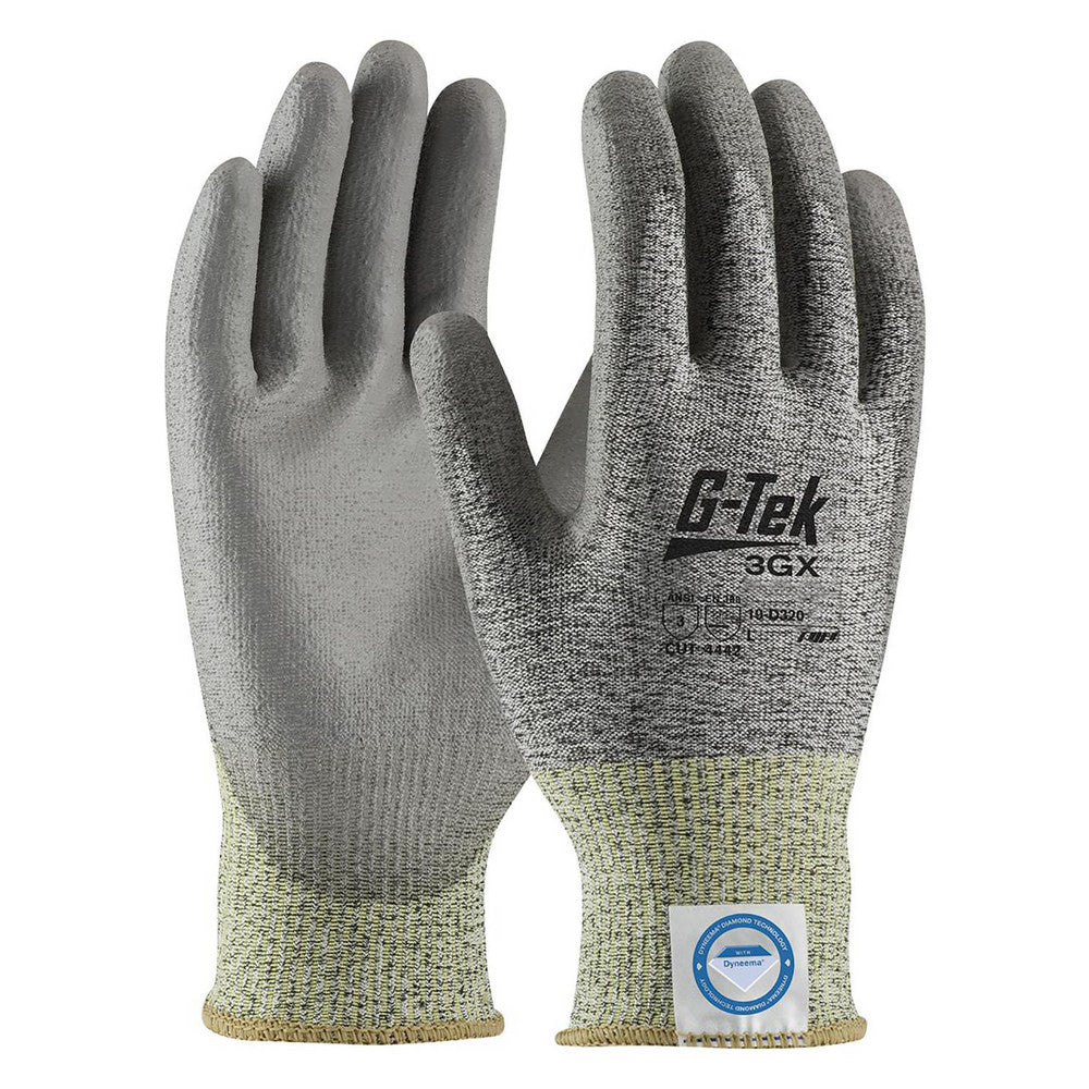 PIP 19-D320/L Cut, Puncture & Abrasion-Resistant Gloves G-Tek® 3GX® 19-D320, Size Large, ANSI Cut A3, ANSI Puncture 3, Polyurethane, Dyneema Diamond