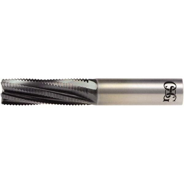 OSG 26806316 Spiral Router Bit 1/4" Dia, 1" LOC, 1/4" Shank Dia, 4 Flute, Spiral