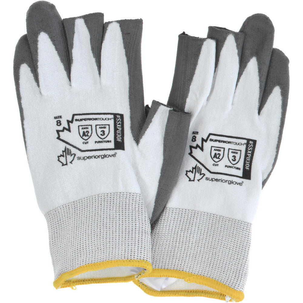 Superior Glove Works SSXPU3OF-8 Cut & Puncture-Resistant Gloves Superior Glove Works SSXPU3OF, Size Medium, ANSI Cut A2, ANSI Puncture 3, Polyurethane, Dyneema