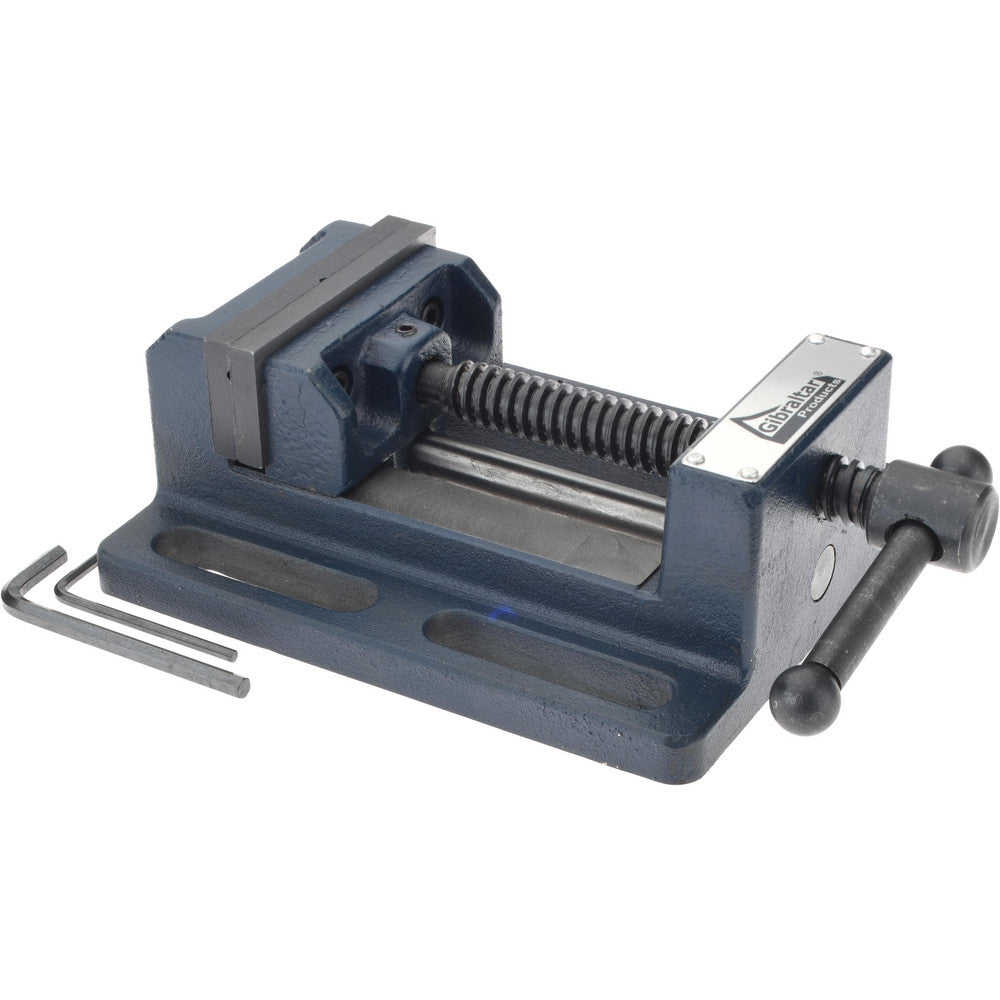 Gibraltar 428-84602 3" Jaw Opening Capacity x 1-1/8" Throat Depth, Horizontal Drill Press Vise
