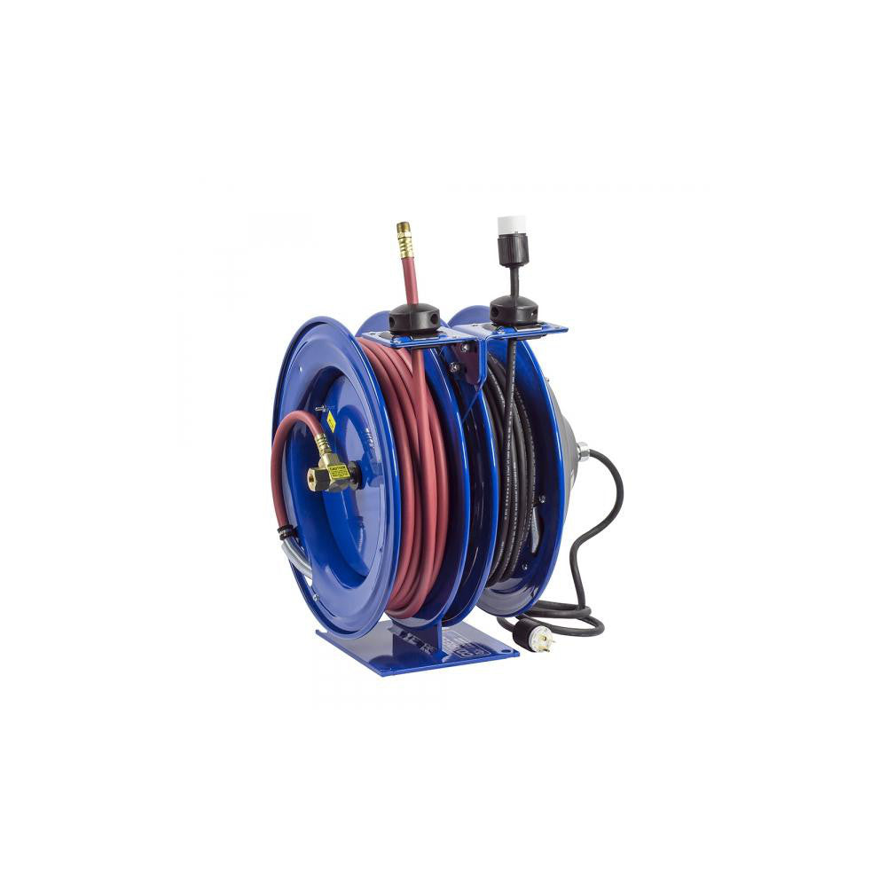 CoxReels C-L350-5016-A Hose Reel with Hose 3/8" ID Hose x 50', Spring Retractable