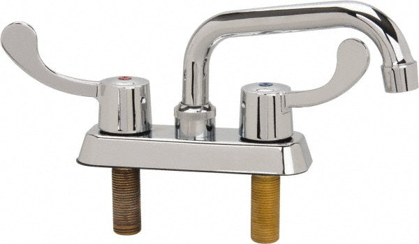 B&K Mueller 225-504 Standard, Two Handle Design, Chrome, Deck Mount, Laundry Faucet