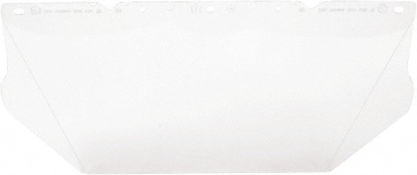 MSA 10115840 Face Shield Windows & Screens Replacement Window, Clear, 8" High, 0.06" Thick