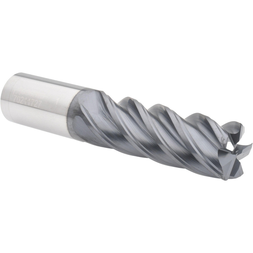 Accupro 70211727 Corner Radius End Mill 1" Dia, 2-3/4" LOC, 0.06" Radius, 5 Flutes, Solid Carbide