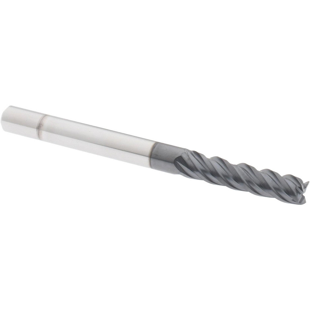 Accupro 70214135 Square End Mill 1/8'' Dia, 1/2'' LOC, 1/8'' Shank Dia, 1-1/2'' OAL, 4 Flutes, Solid Carbide