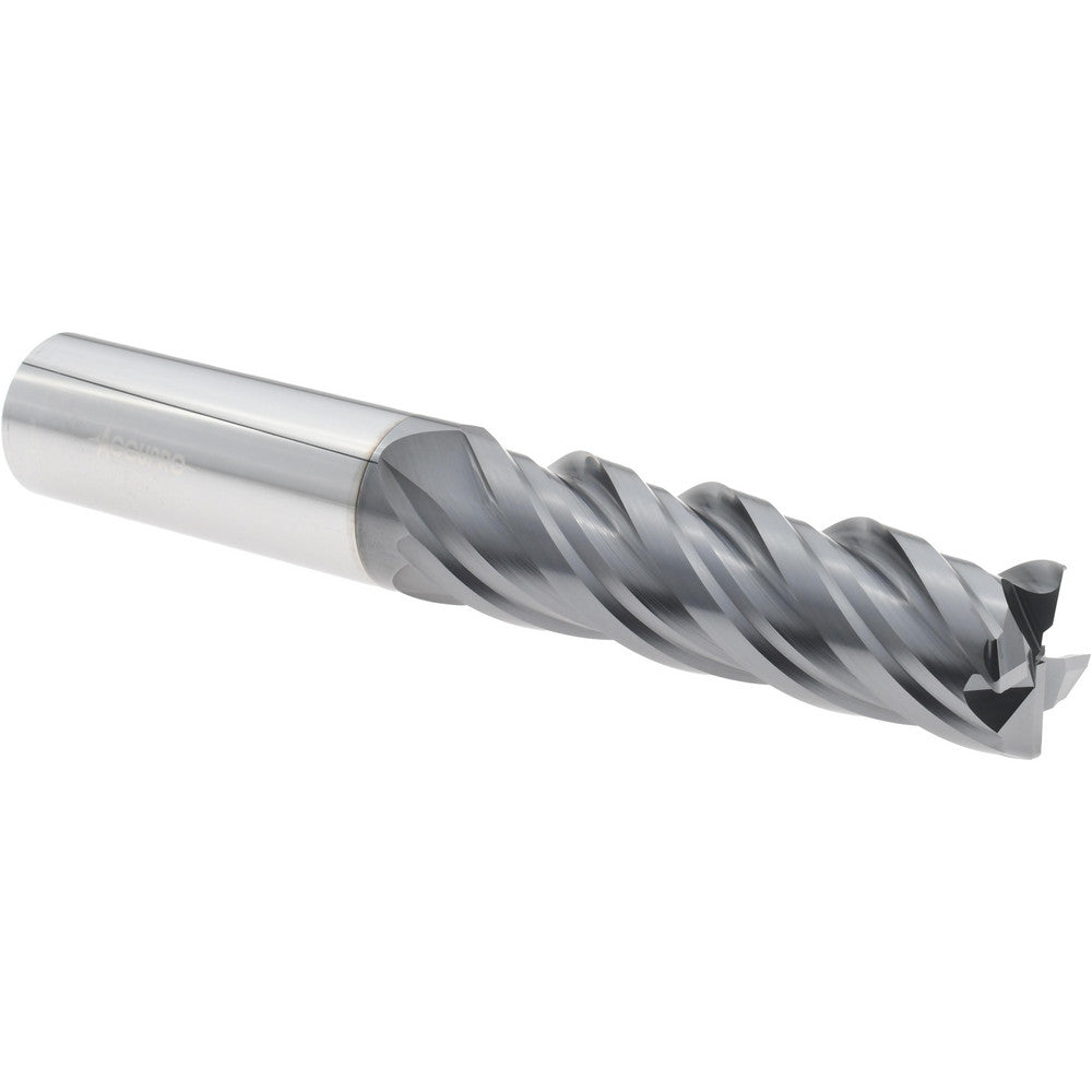 Accupro 70214648 Corner Radius End Mill 3/4" Dia, 2-1/2" LOC, 0.0300" Radius, 4 Flute, Solid Carbide