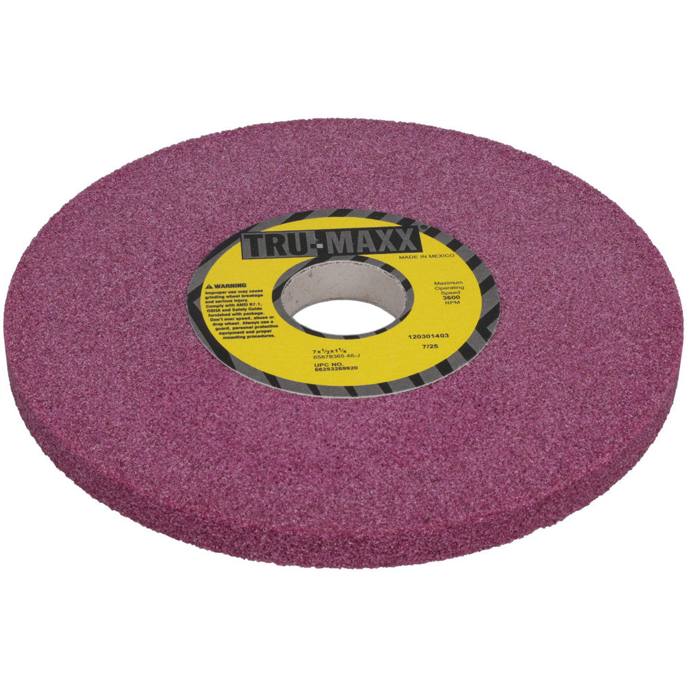 Tru-Maxx 66253269920 Surface Grinding Wheel 7" Dia, 1/2" Thick, 1-1/4" Arbor, 46 Grit