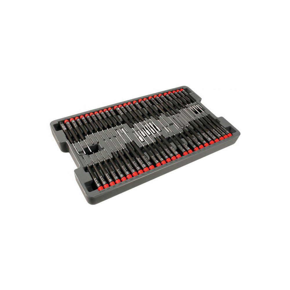 Wiha 92191 Screwdriver Set 51 Pc, Hex, Nut Driver, Phillips, Slotted & Torx